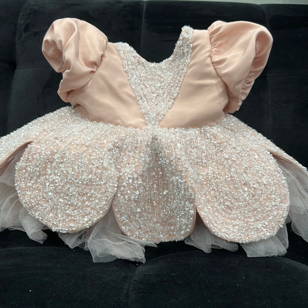 Baby Girl Custom Pink Tutu Dress